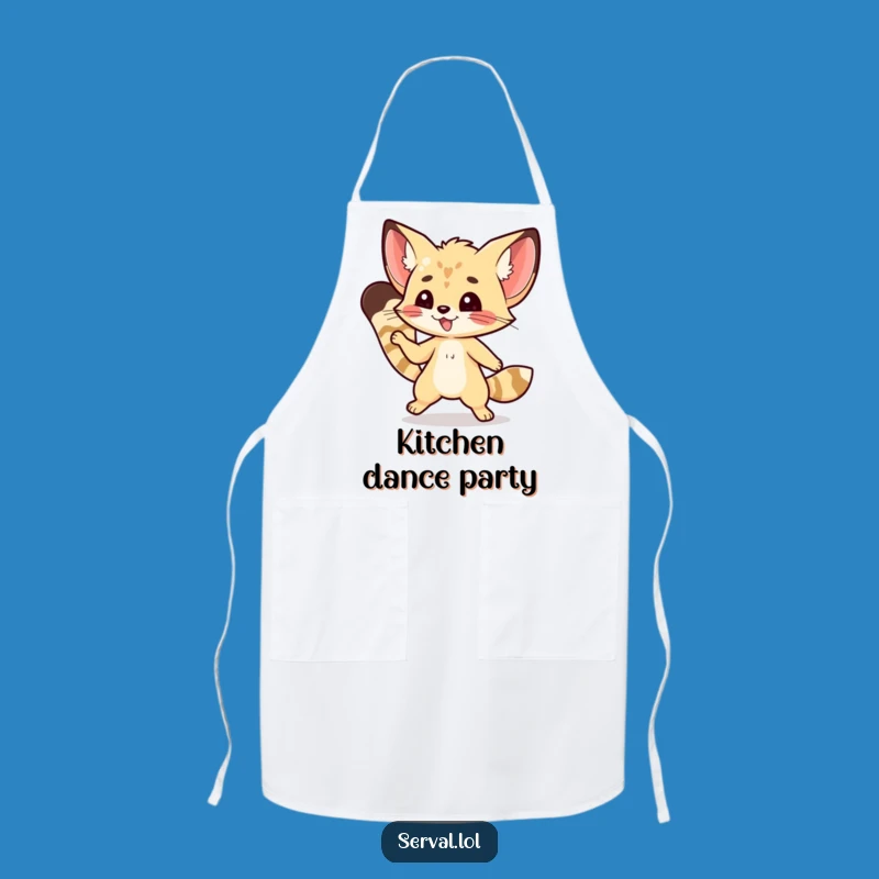 Funny Serval Apron: Nimble Dancer, Perfect Humorous Kitchen Gift