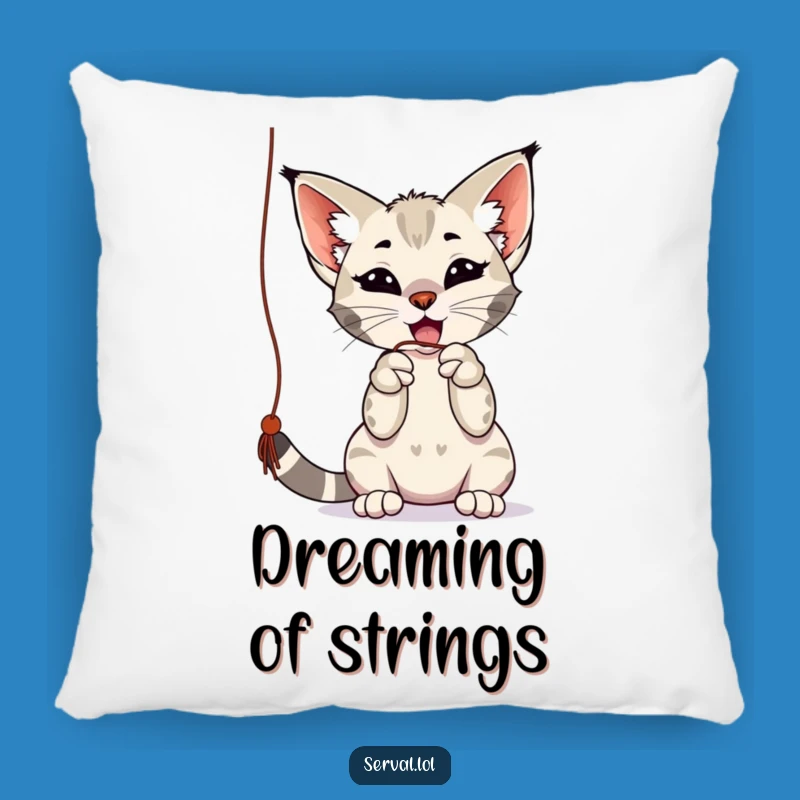 Funny Serval Play Pillow: Soft Cushion With Wild Cat Antics Is Hilarious Comfort