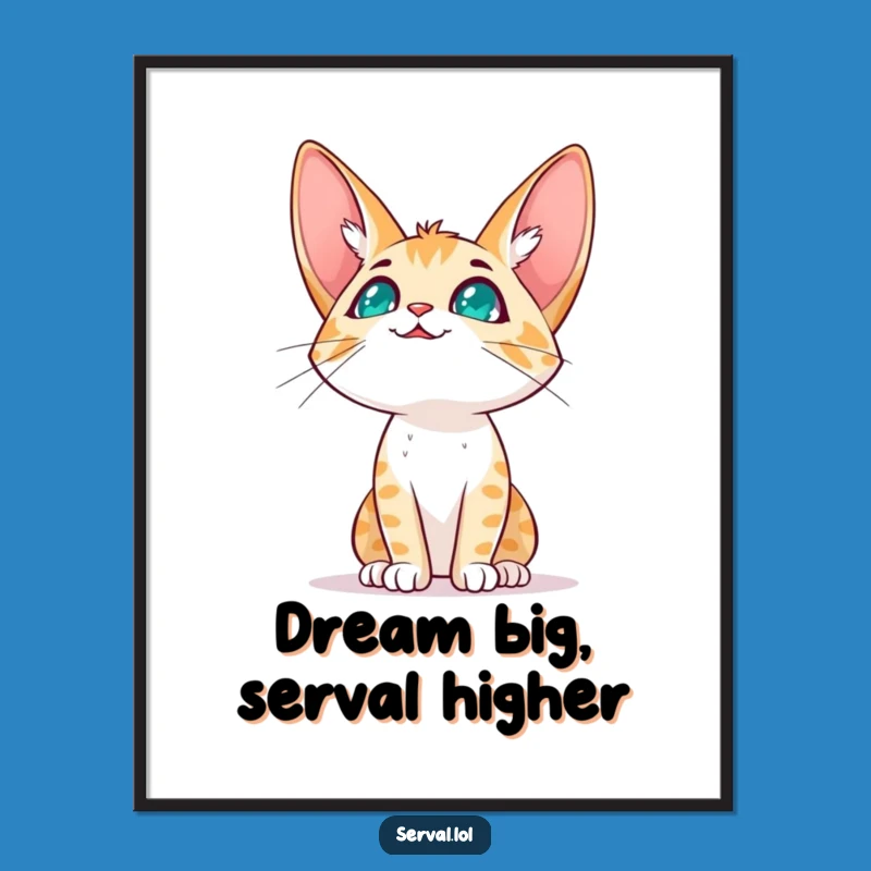 Free Printable Sky Serval Wall Art: Dreamy Downloadable Decor!