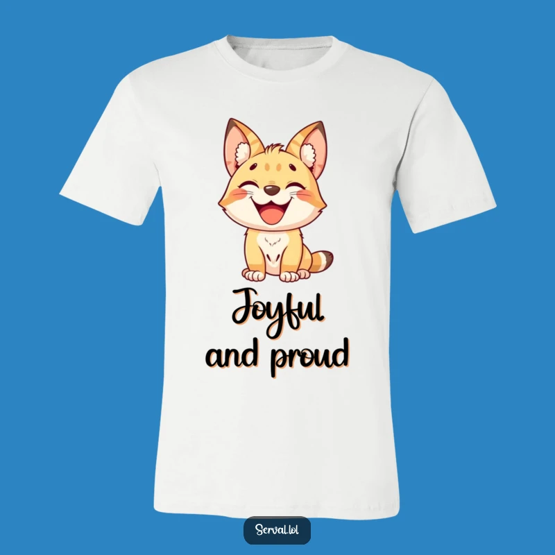 Funny Kawaii Serval Grin T-Shirt - Wear Your Happiness